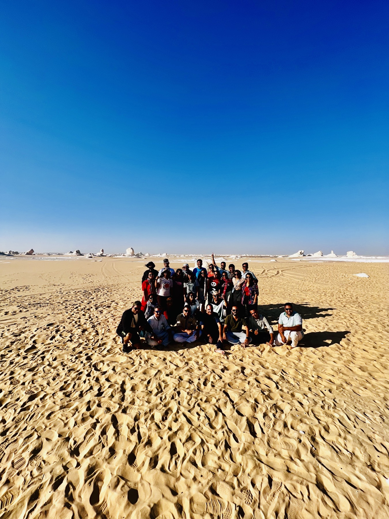 The group together on the last morning