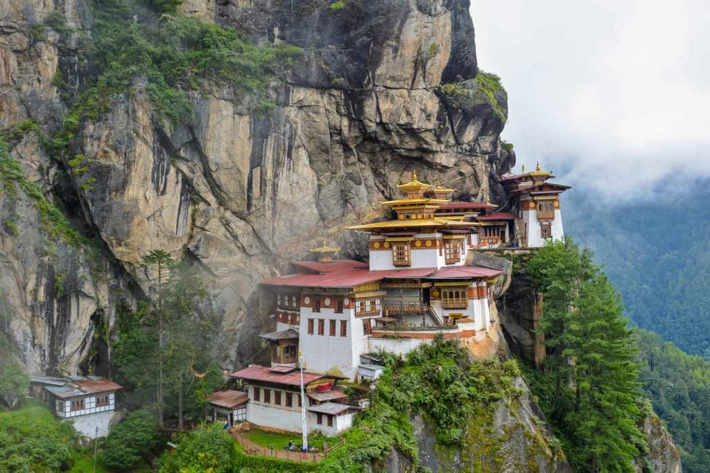 One in the orange jacket - Bhutan New year's Trip
