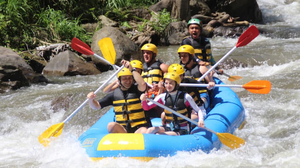 Rafting in the Ayung  River