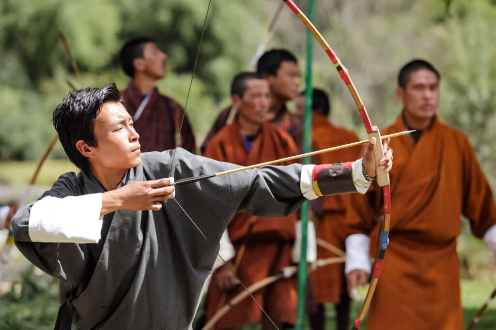 Archery in Villages Near Paro and Thimphu
