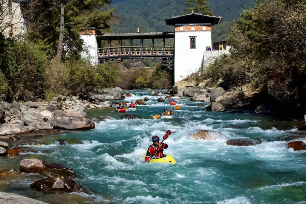 Kayaking on Wang Chhu and Puna Tsang Chhu