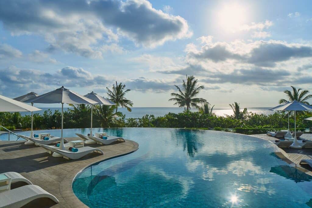 Luxurious resorts at Kuta Beach Bali