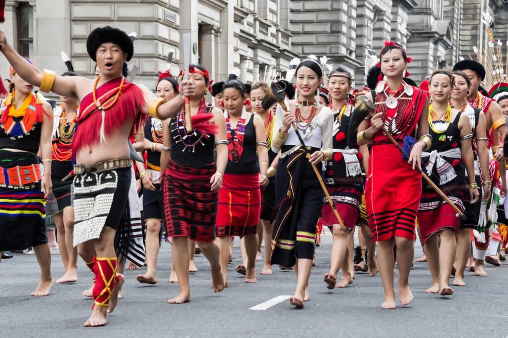 Nagaland Folkloric dancers