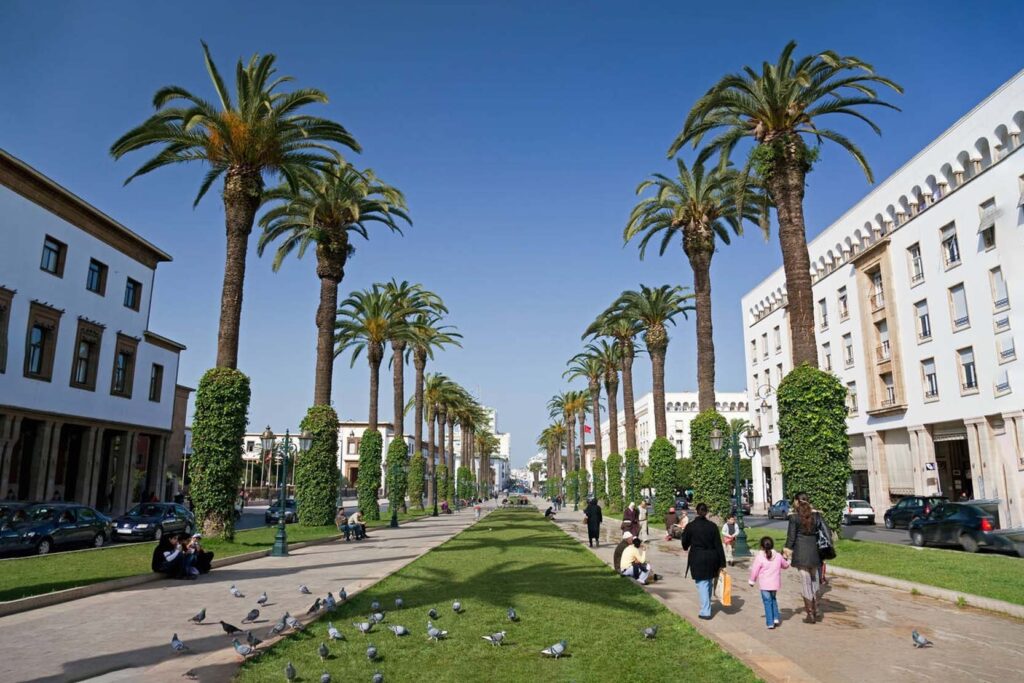 Rabat's Ville Nouvelle morocco