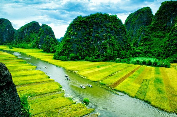 Sail Past The Tam Coc Rice Fields