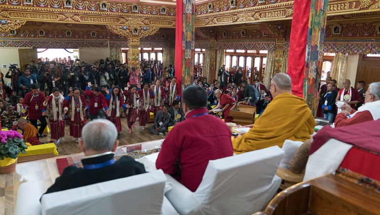 Attend a prayer ceremony at Thubchog Gatsel Ling Monastery