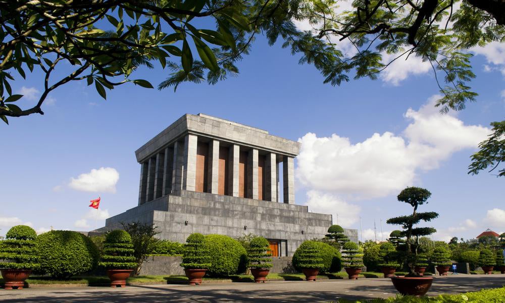 Visit the Ho Chi Minh Mausoleum