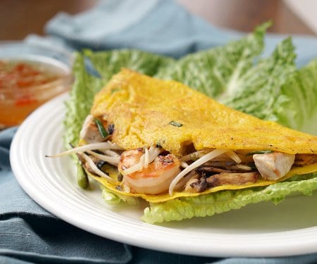 Banh Xeo (Vietnamese Savory Pancake)