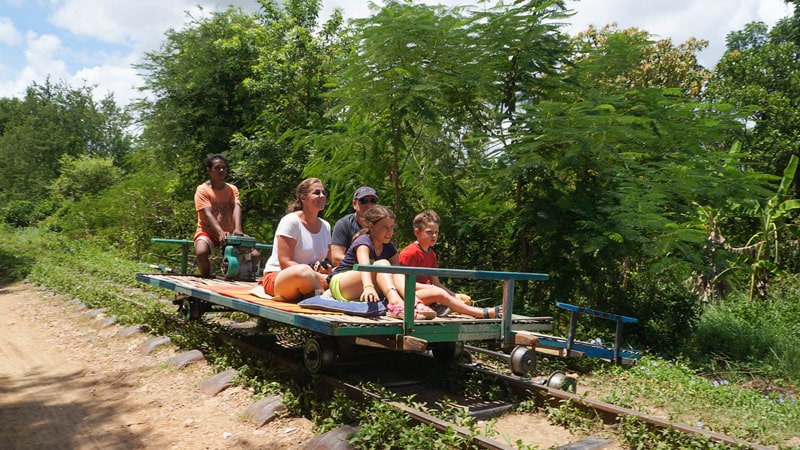 Take A Bamboo Train Ride In Battambang