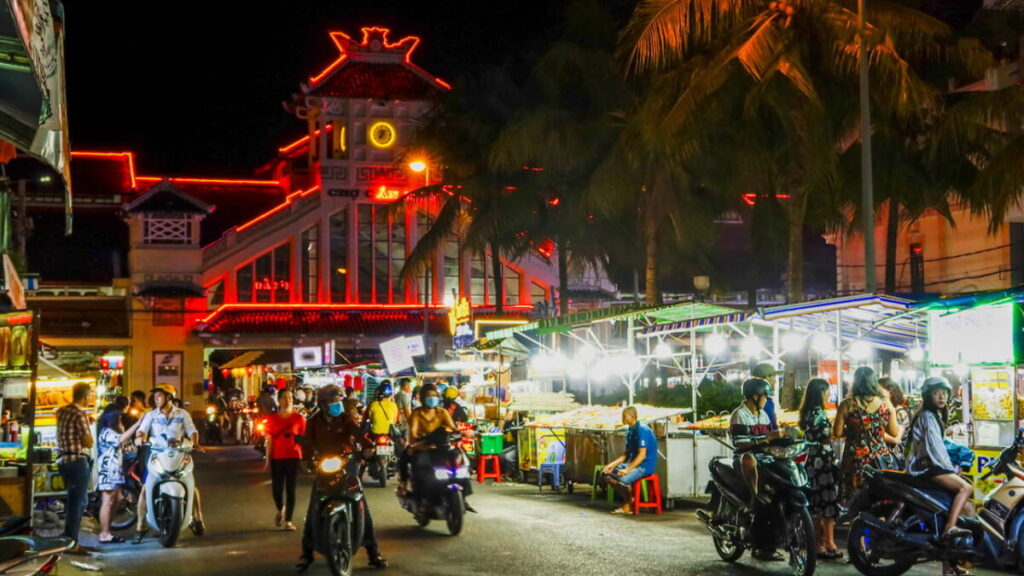 Wander around a Night Market in Can Tho