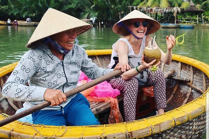 Basket Boat Ride Along Thu Bon River
