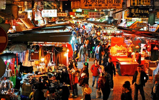 Shopping in the Night Market