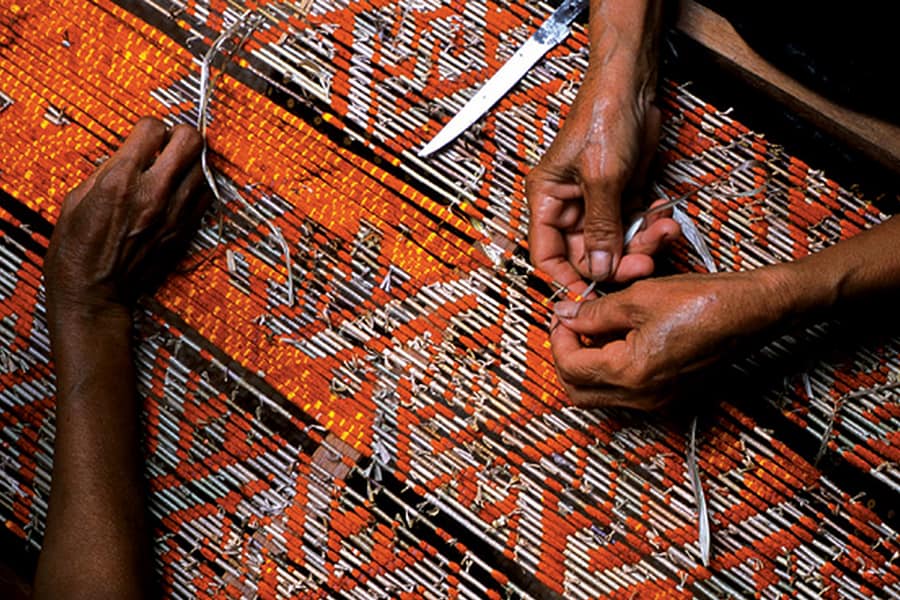 Learn about Traditional Khmer silk Weaving