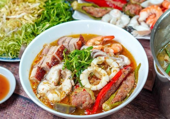Bun mam (Fermented Fish Noodle Soup)