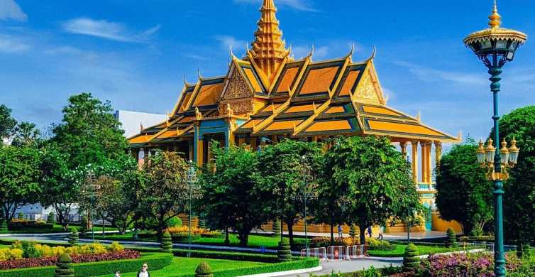 Visit Wat Phnom, the city's namesake temple