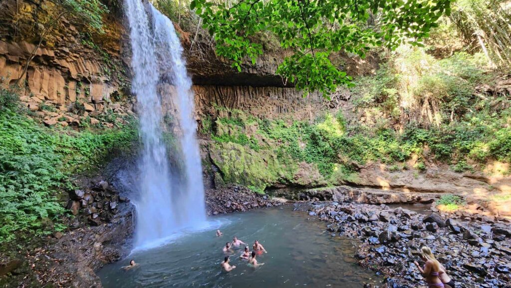 Explore the Sen Monorom Waterfall