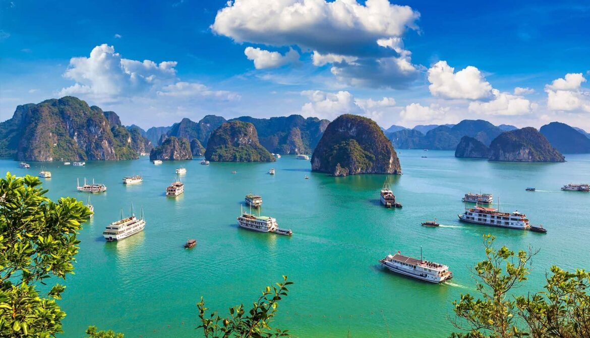 HALONG BAY AND LIMESTONE CAVE