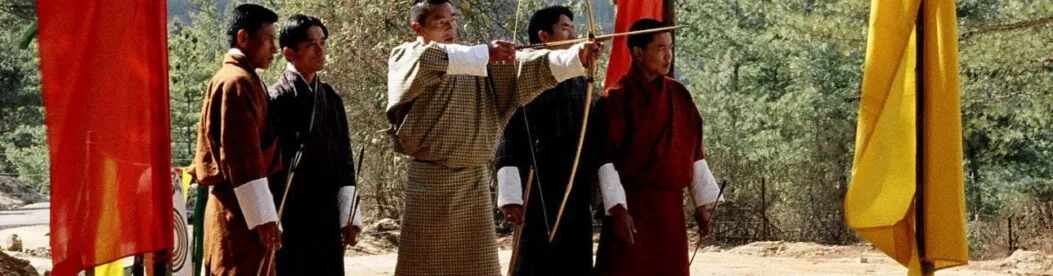 One in the orange jacket - Bhutan New year's Trip