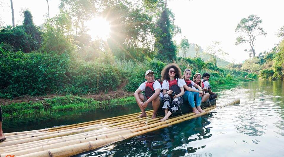 bamboo rafting wayanad india 1 Kerala group trip