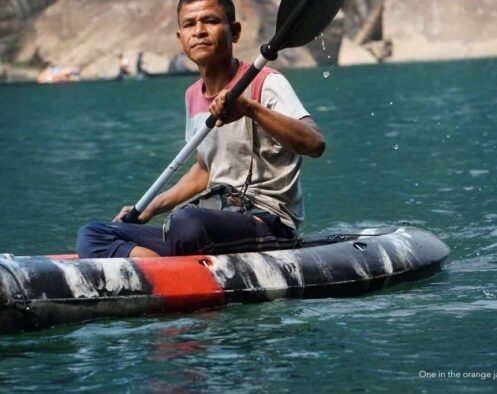 Kayaking in dawki-Best meghalaya group trips