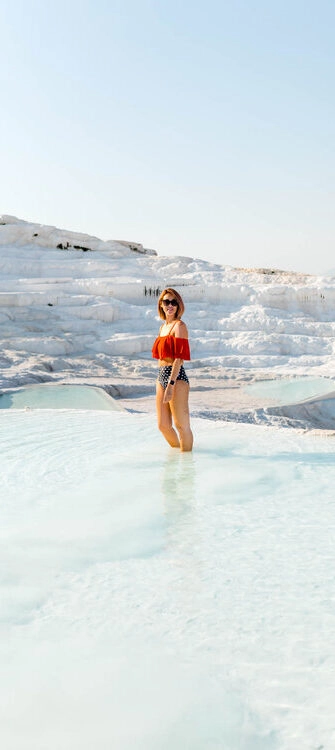 pamukkale looks like snow